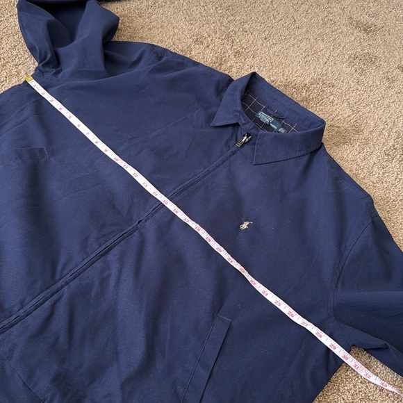 Polo Ralph Lauren Lightweight Windbreaker Jacket Refined Navy Zip Up Big/Tall - Picture 11 of 12